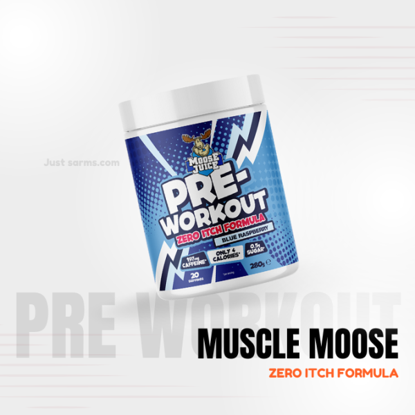 Muscle Moose Pre-Workout Zero Itch 280g